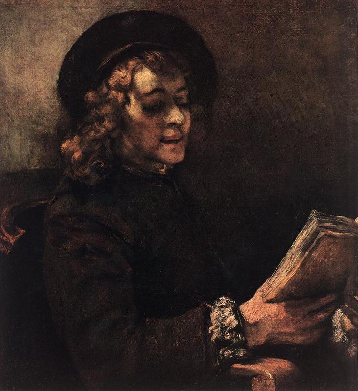 REMBRANDT Harmenszoon van Rijn Titus Reading du